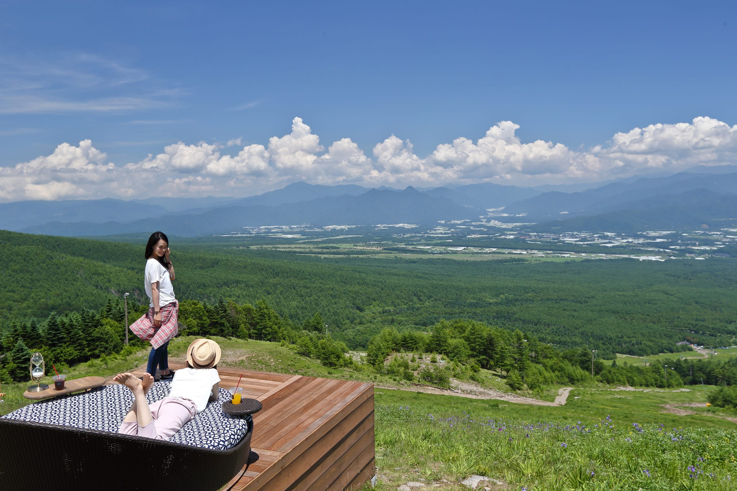 Stay above it all at Kiyosato Terrace, a cool, natural escape from the heat and hustle and bustle of Tokyo.